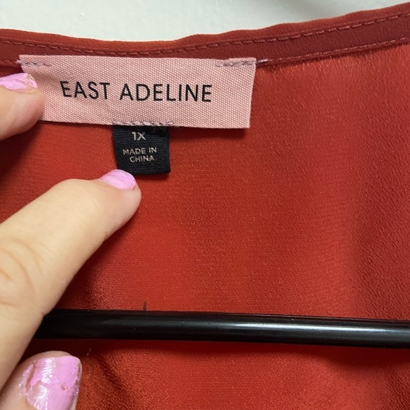 East Adeline women’s rust red tank nwt size 1x - Picture 4 of 8